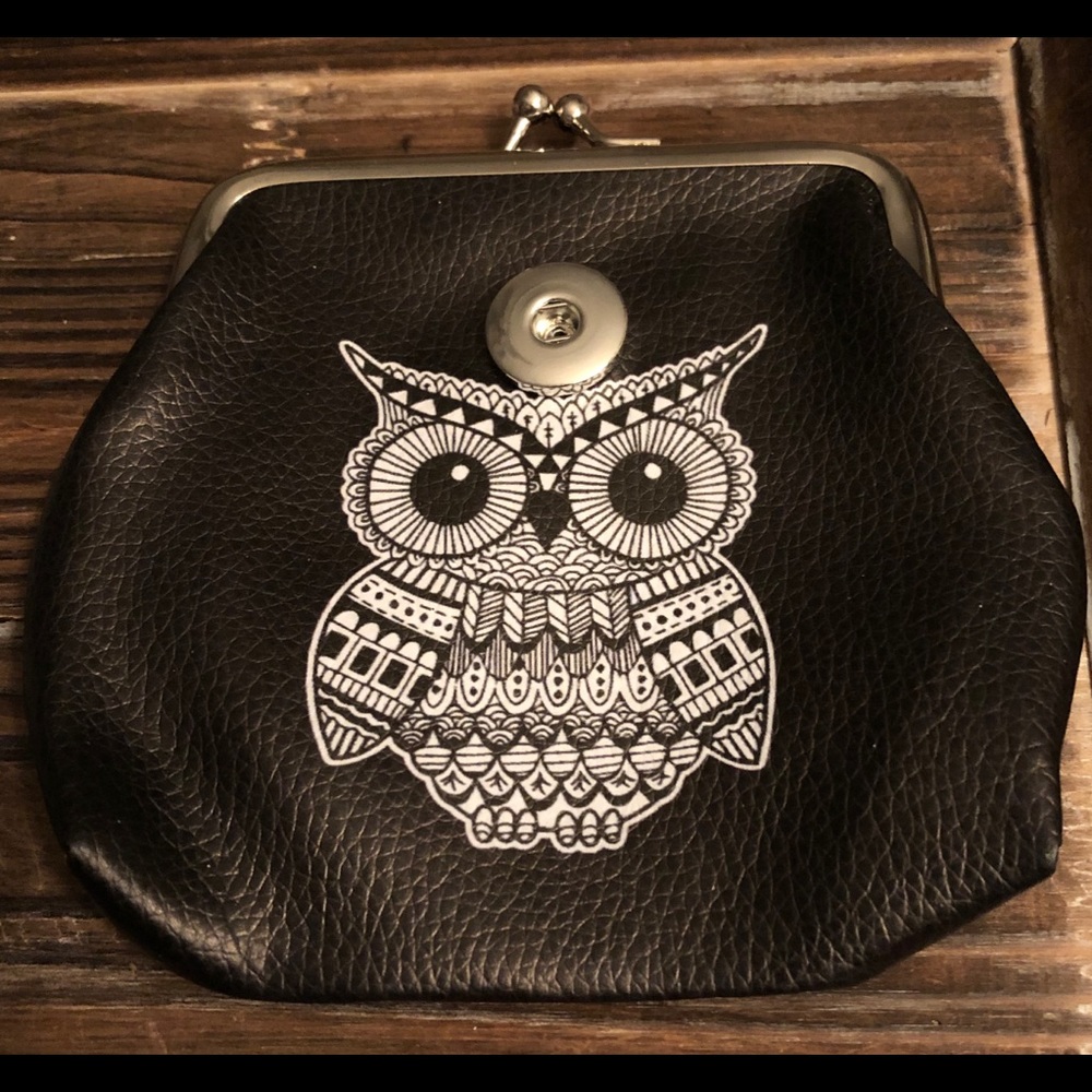Interchangeable Owl Snap Coin Purse 18mm